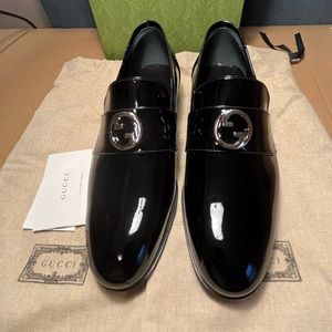 Authentic Gucci Men’s Interlocking G loafers size 7
